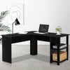 Artiss Office Computer Desk Corner L-Shape Black
