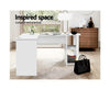 Artiss Office Computer Desk Corner L-Shape Shelf White