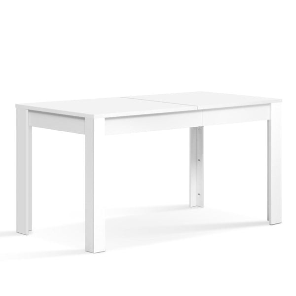 Artiss Dining Table 4 Seater Wooden Kitchen Tables White 120cm freeshipping - Awezingly