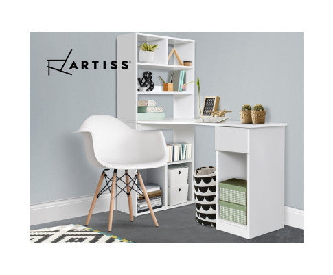 Artiss Office Computer Desk Student Study Table Home Workstation Corner Shelf freeshipping - Awezingly