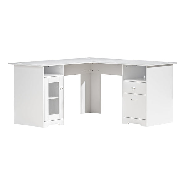 Artiss Corner Computer Desk Office Study Desks Table L-Shape Drawers Tables Artiss