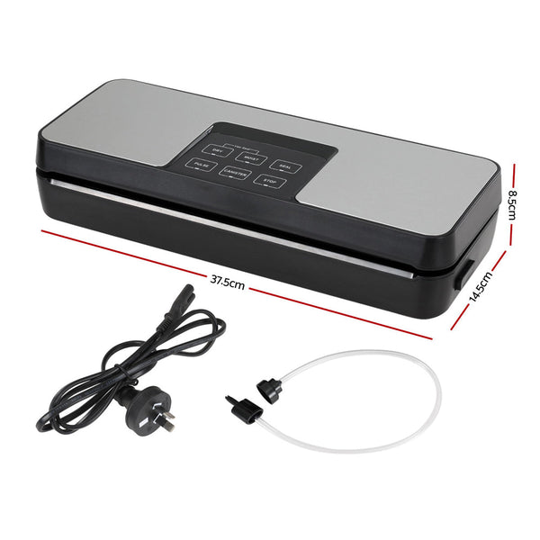 Devanti Food Vacuum Sealer Machine Fresh Storage Auto Seal Slide Cutter 5 Modes Devanti