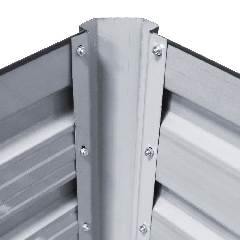 Greenfingers Garden Bed Galvanised Raised Steel Instant Planter 240X80X45CM Greenfingers