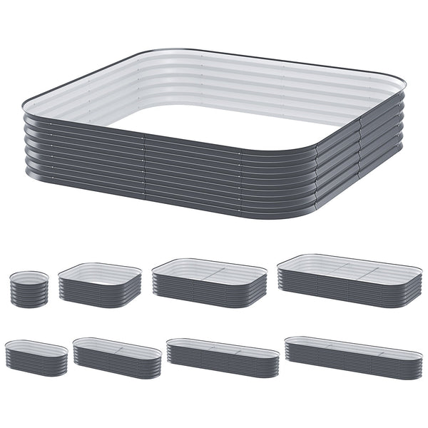 Greenfingers Garden Bed 9 In 1 Modular Planter Box 40CM height Greenfingers