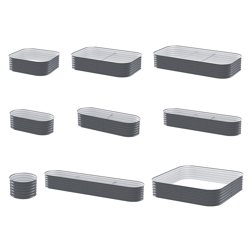 Greenfingers Garden Bed 9 In 1 Modular Planter Box 40CM height Greenfingers