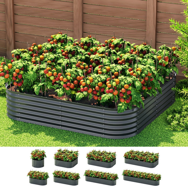 Greenfingers Garden Bed 9 In 1 Modular Planter Box 40CM height Greenfingers