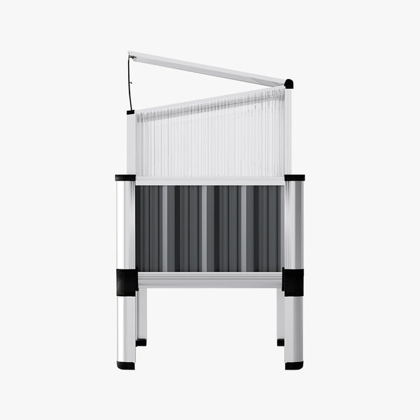 Greenfingers Garden Bed Galvanised Steel Raised Planter Vegetable 80x49x74cm Greenfingers