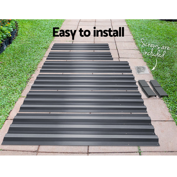 Greenfingers Garden Bed 2PCS 120X90X30CM Galvanised Steel Raised Planter freeshipping - Awezingly