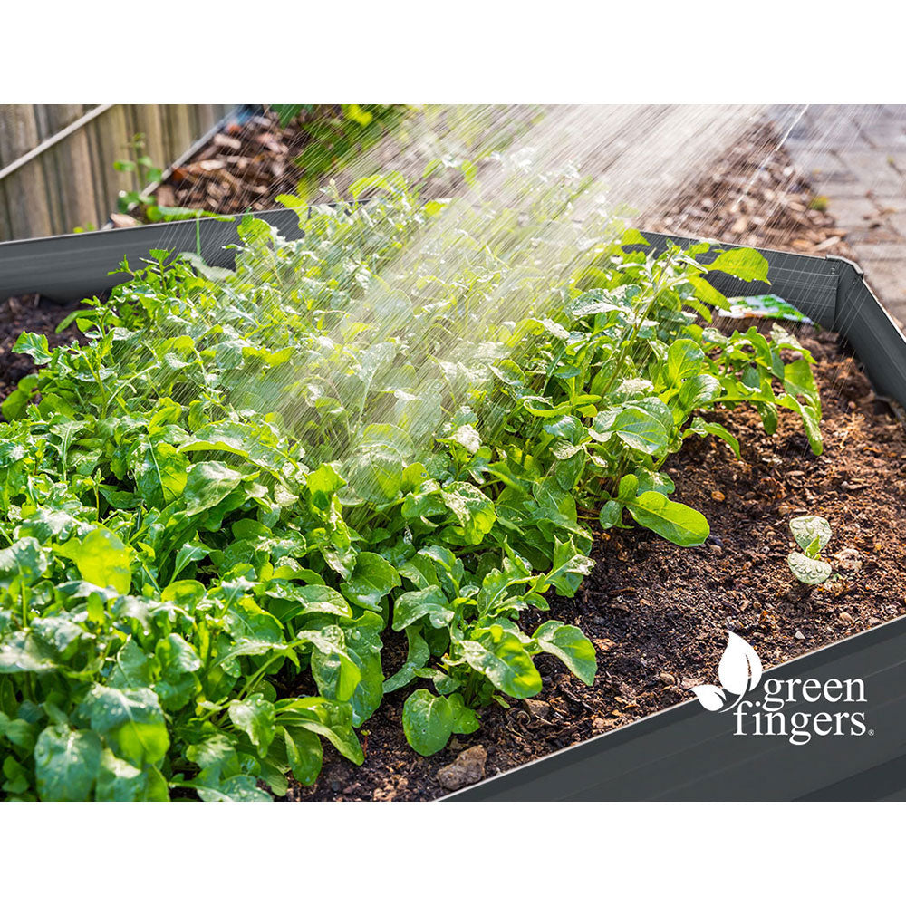 Greenfingers Garden Bed 2PCS 130X130X46CM Galvanised Steel Raised Planter Greenfingers