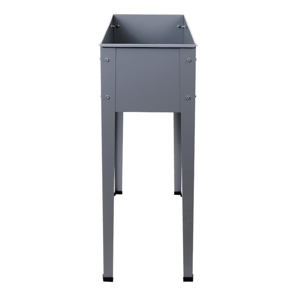 Greenfingers Garden Bed 100X80X30CM Galvanised Steel Raised Planter Standing Box Greenfingers