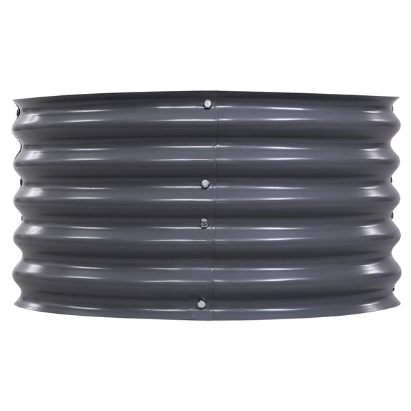 Greenfingers 320X80X42CM Galvanised Raised Garden Bed Steel Instant Planter Greenfingers