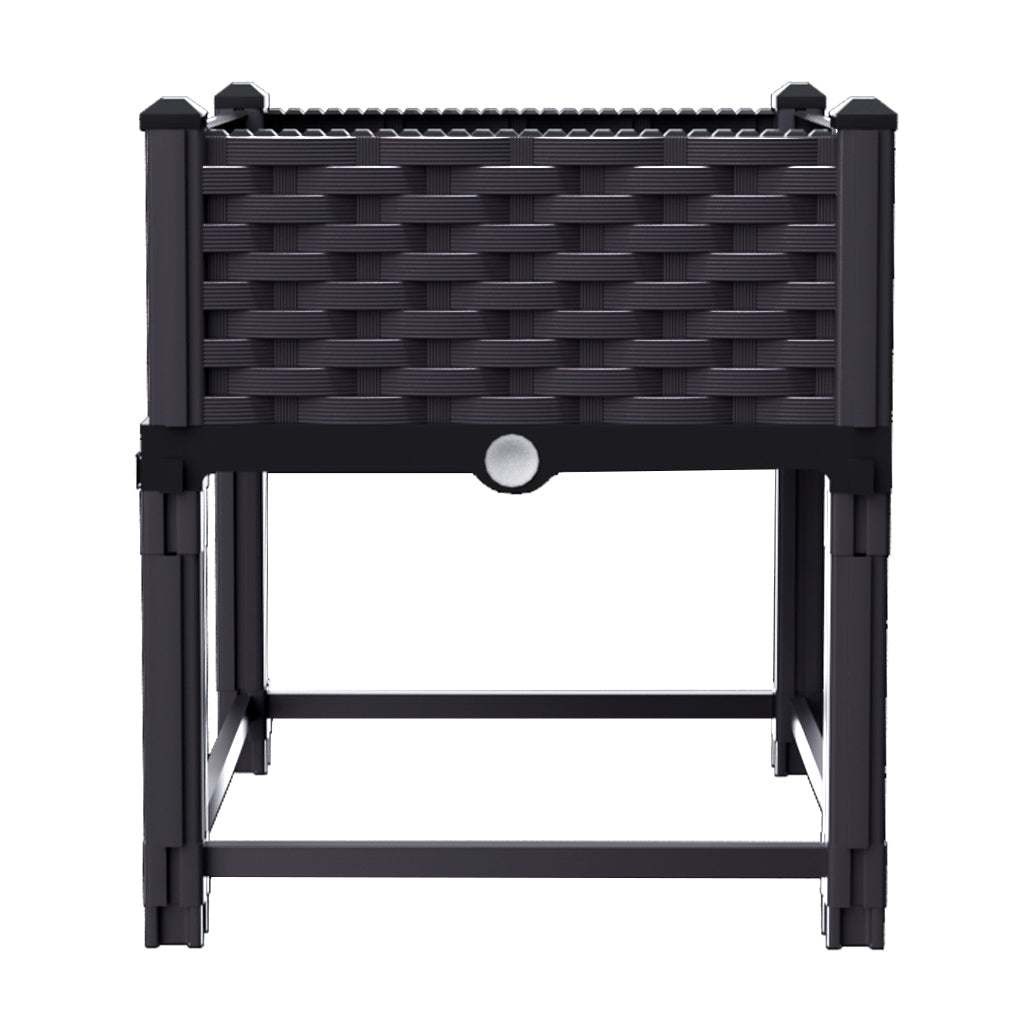 Greenfingers Garden Bed PP Raised Planter Flower Vegetable Outdoor 40x40x23cm Greenfingers