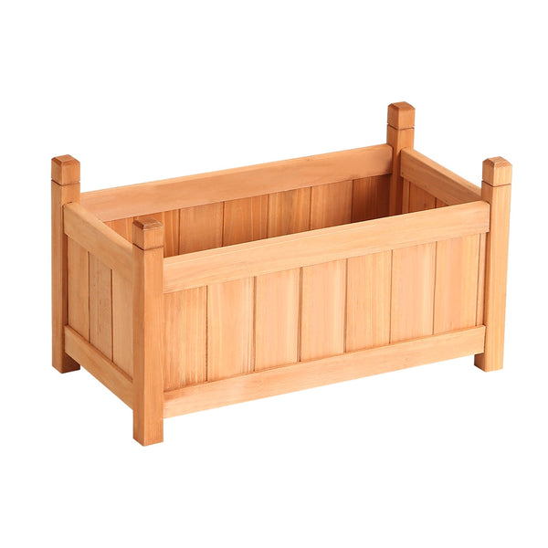 Greenfingers Garden Bed Raised Wooden Planter Box Vegetables 60x30x33cm Greenfingers