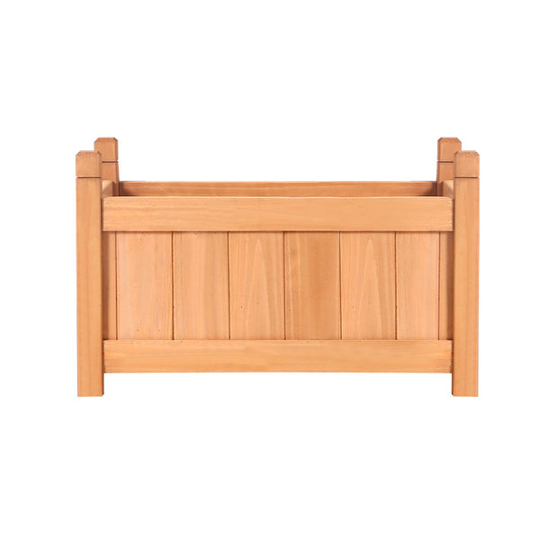Greenfingers Garden Bed Raised Wooden Planter Box Vegetables 60x30x33cm Greenfingers