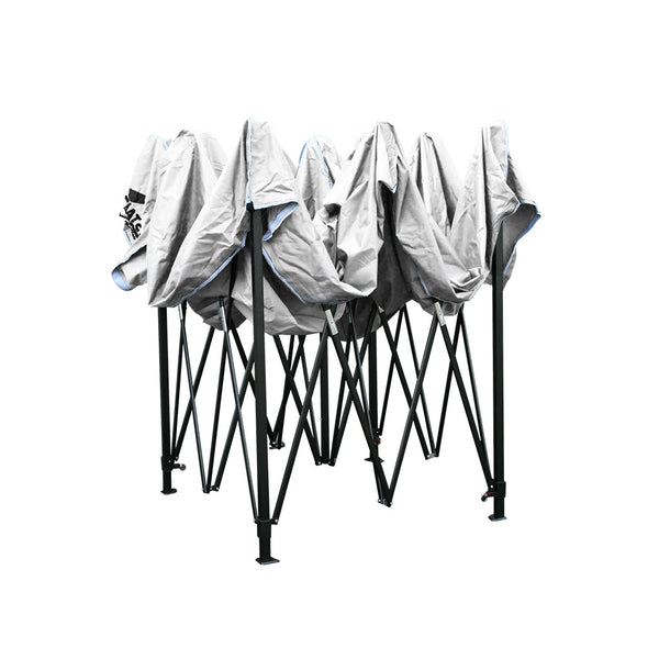 Instahut Gazebo Pop Up Marquee 3x3m Folding Wedding Tent Gazebos Shade White Instahut
