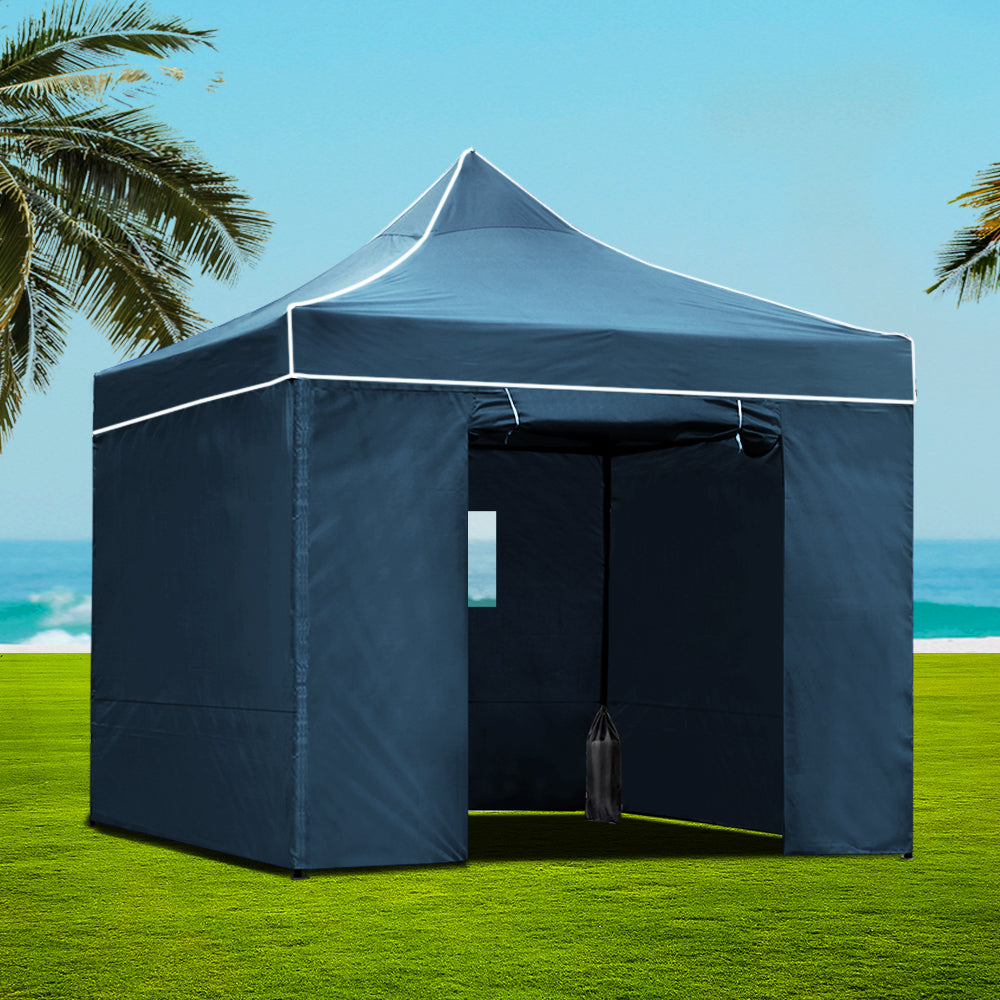 Instahut Gazebo Pop Up Marquee 3x3 Outdoor Camping Gazebos Tent Wedding Folding Instahut
