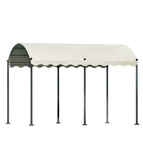 Instahut Gazebo 4x3m Party Marquee Outdoor Wedding Event Tent Iron Art Beige Does not apply