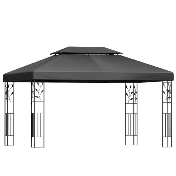 Instahut Gazebo 4x3m Party Marquee Outdoor Wedding Event Tent Iron Art Patio Does not apply
