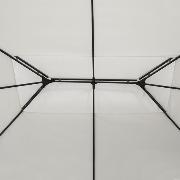 Instahut Gazebo 4x3m Party Marquee Outdoor Wedding Event Tent Iron Art White Instahut