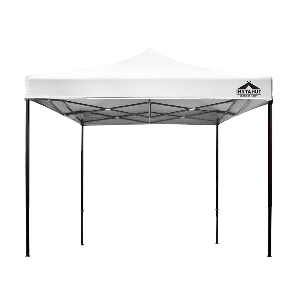 Instahut Gazebo Pop Up Marquee 3x3m Outdoor Tent Folding Wedding Gazebos White Does not apply
