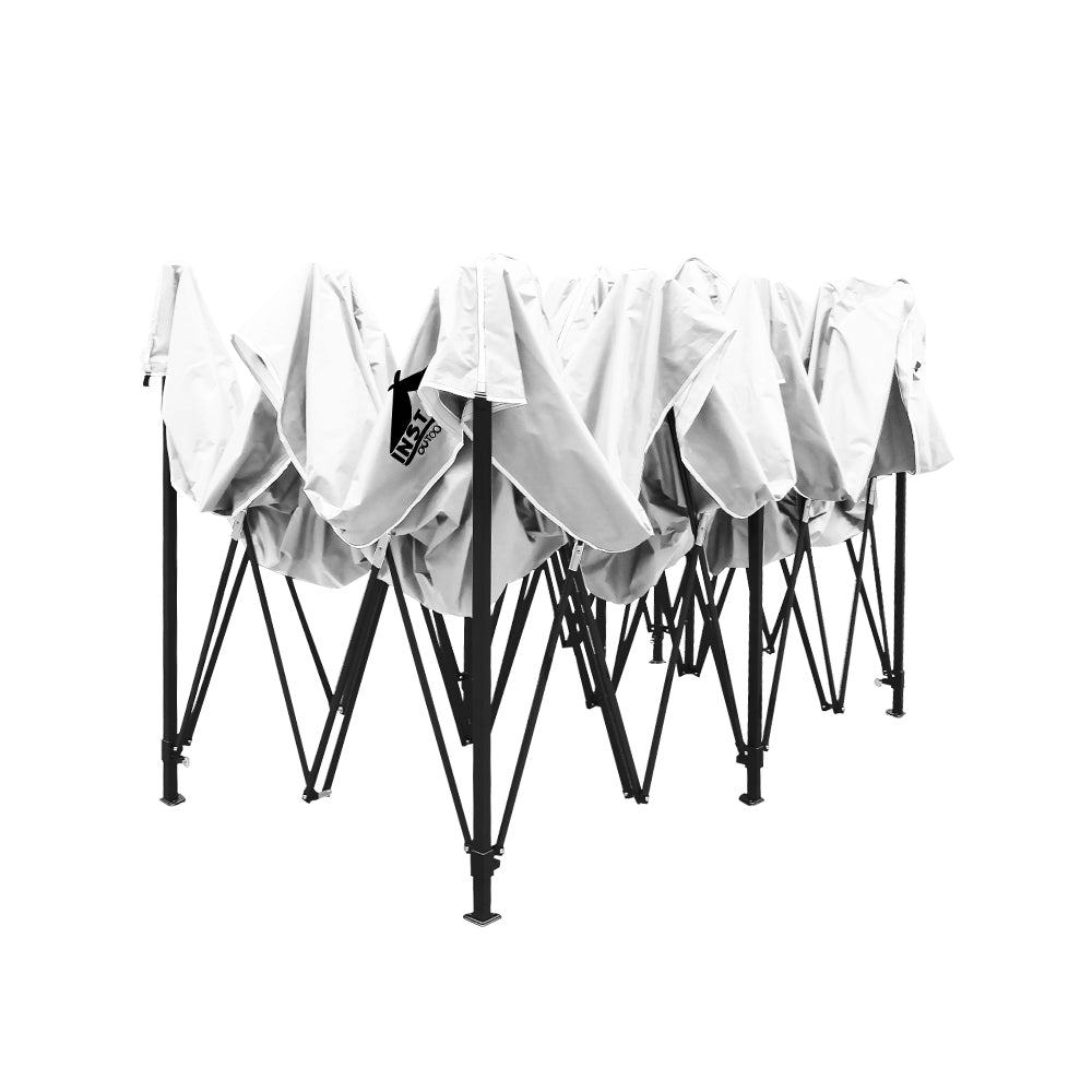 Instahut Gazebo Pop Up Marquee 3x6 Outdoor Wedding Base Pod Kit White Instahut