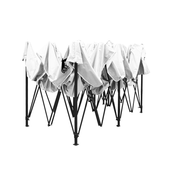 Instahut Gazebo Pop Up Marquee 3x6 Outdoor Wedding Base Pod Kit White Instahut