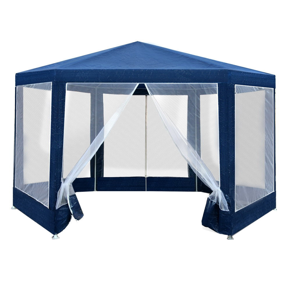 Instahut Gazebo Wedding Party Marquee Tent Canopy Outdoor Camping Gazebos Navy Instahut