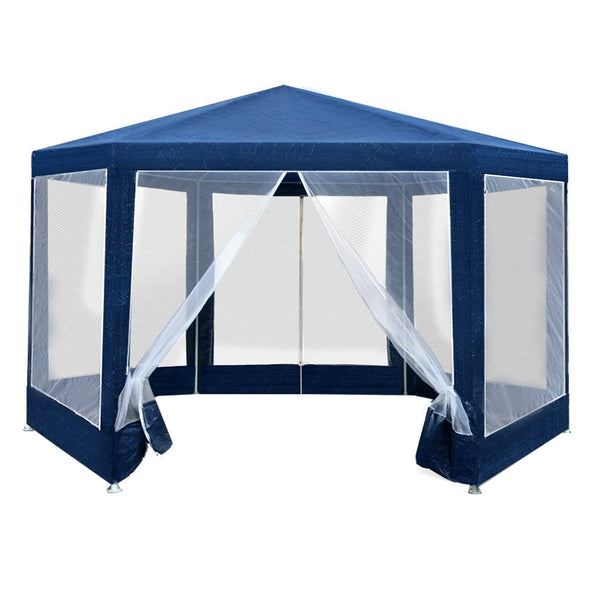 Instahut Gazebo Wedding Party Marquee Tent Canopy Outdoor Camping Gazebos Navy Instahut