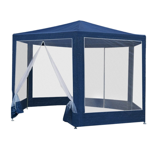 Instahut Gazebo Wedding Party Marquee Tent Canopy Outdoor Camping Gazebos Navy Instahut