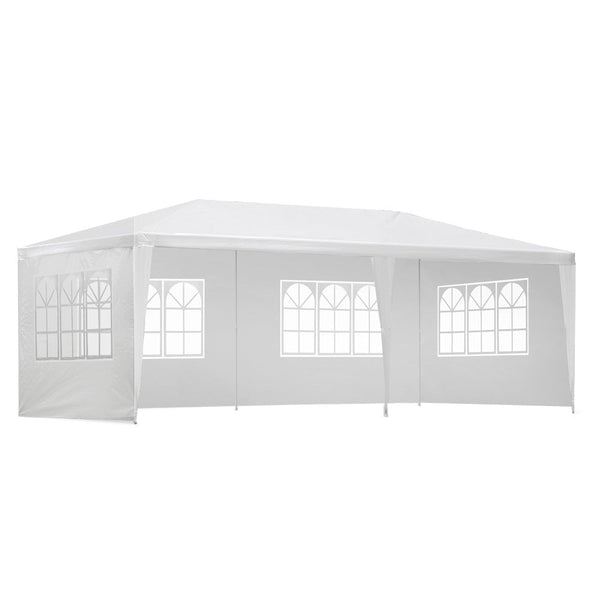 Instahut Gazebo 3x6 Outdoor Marquee Side Wall Party Wedding Tent Camping White Instahut