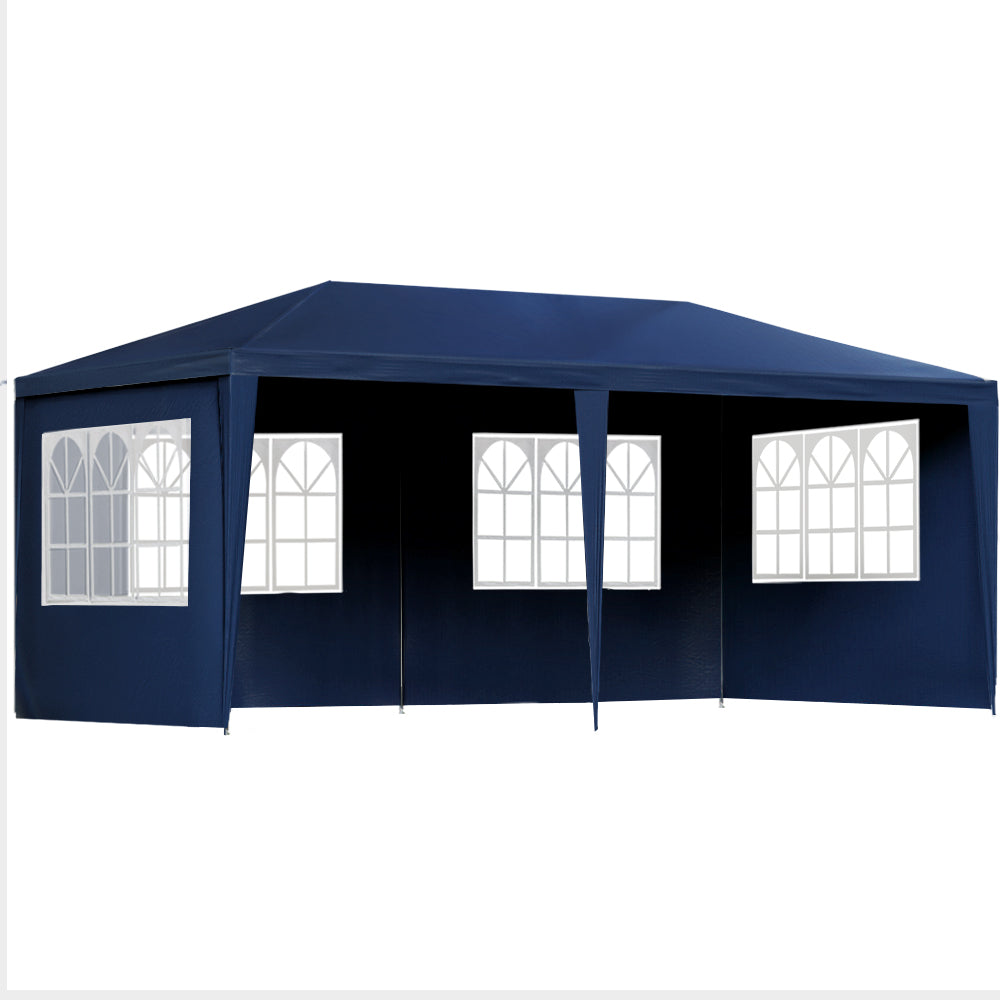 Instahut Gazebo 3x6 Outdoor Marquee Gazebos Wedding Party Camping Tent 6 Wall Panels Does not apply
