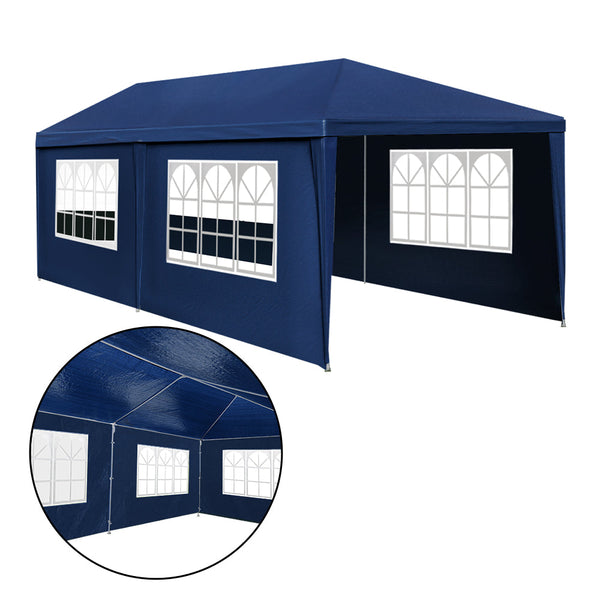 Instahut Gazebo 3x6 Outdoor Marquee Gazebos Wedding Party Camping Tent 6 Wall Panels Does not apply