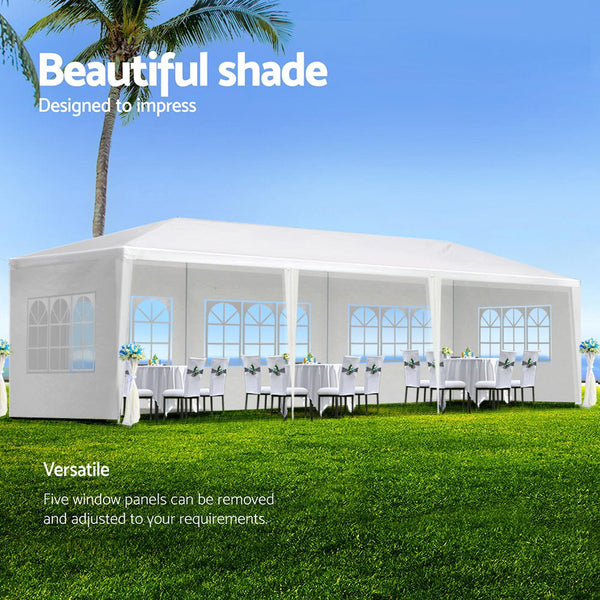 Instahut Gazebo 3x9 Outdoor Marquee Party Wedding Outdoor Tent Canopy Camping Instahut