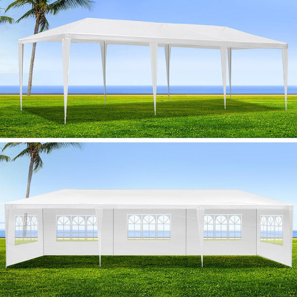 Instahut Gazebo 3x9 Outdoor Marquee Party Wedding Outdoor Tent Canopy Camping Instahut