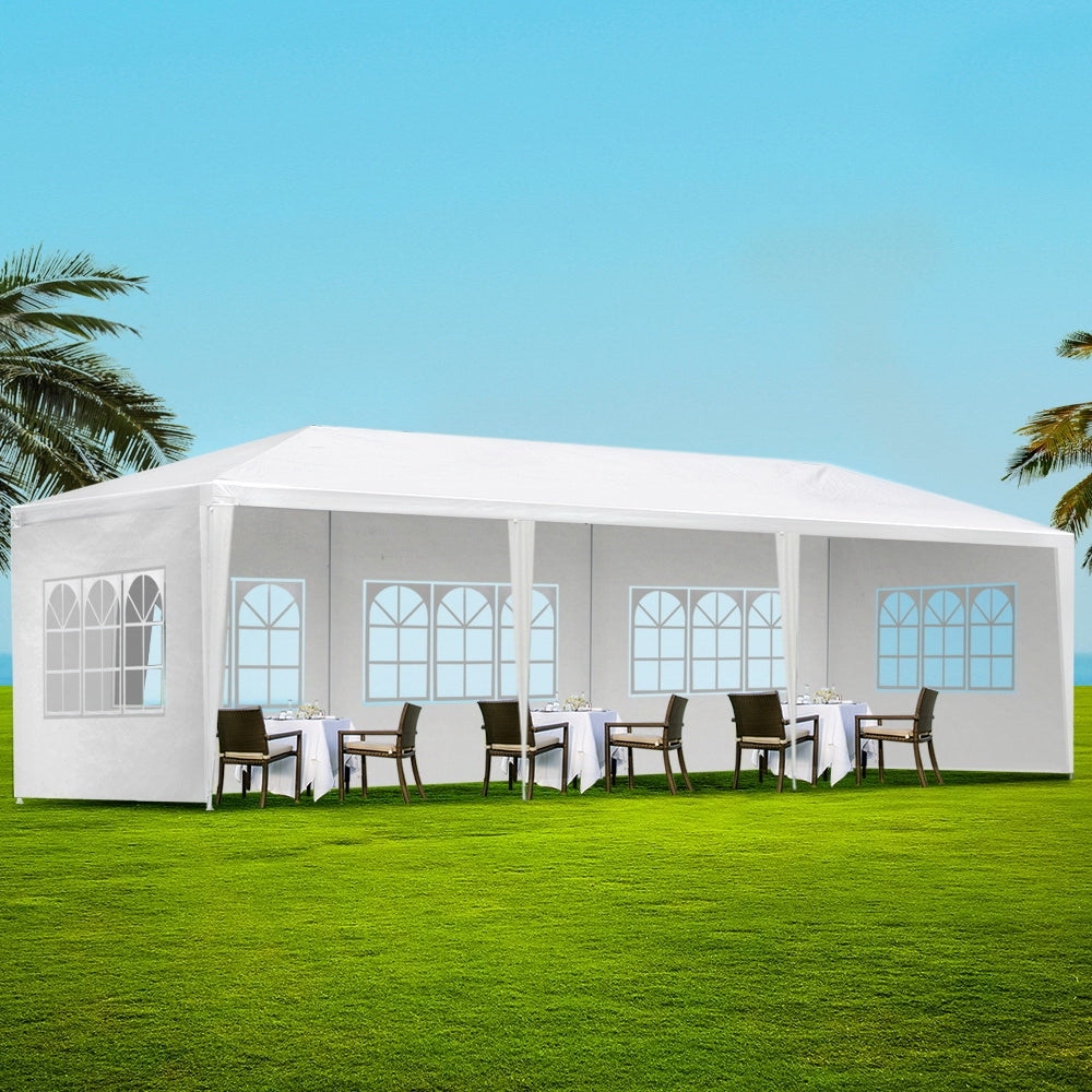 Instahut Gazebo 3x9 Outdoor Marquee Party Wedding Outdoor Tent Canopy Camping Instahut