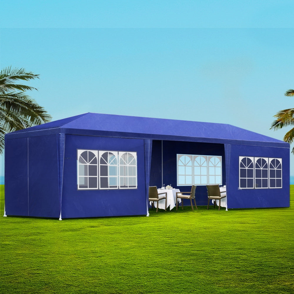 Instahut Gazebo 3x9 Outdoor Marquee Wedding Gazebos Tent Canopy Camping Tent BU Instahut