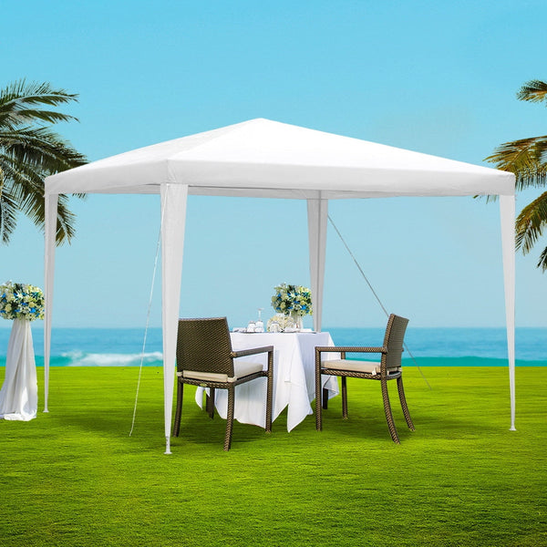 Instahut Wedding Gazebo Outdoor Marquee Party Tent Event Canopy Camping 3x3 White Instahut