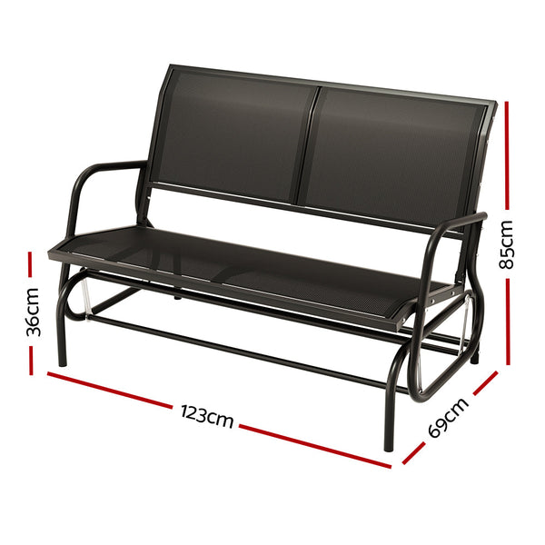Gardeon Outdoor Garden Bench Swing Glider Rocking Patio Furniture Loveseat Gardeon
