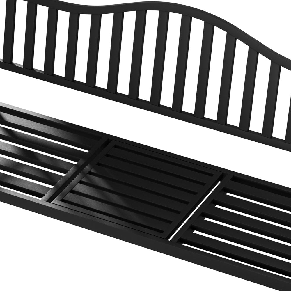 Gardeon Outdoor Garden Bench Steel Foldable Table Furniture Patio Loveseat Gardeon