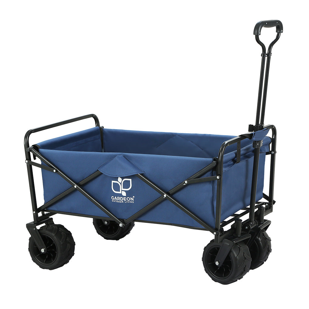 Gardeon Foldable Wagon Cart Trolley Cart Collapsible Beach Outdoor Garden Cart Gardeon