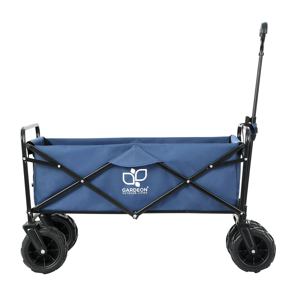 Gardeon Foldable Wagon Cart Trolley Cart Collapsible Beach Outdoor Garden Cart Gardeon