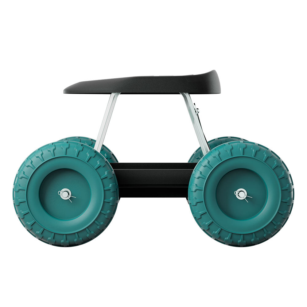 Gardeon Garden Cart Rolling Stool with Wheels Gardening Helper Seat Farm Yard Gardeon