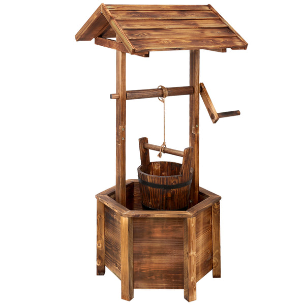 Gardeon Wooden Wishing Well freeshipping - Awezingly