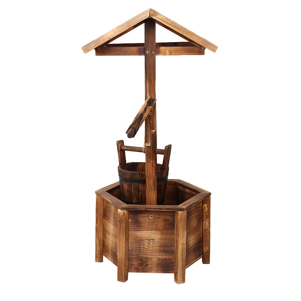 Gardeon Wooden Wishing Well freeshipping - Awezingly