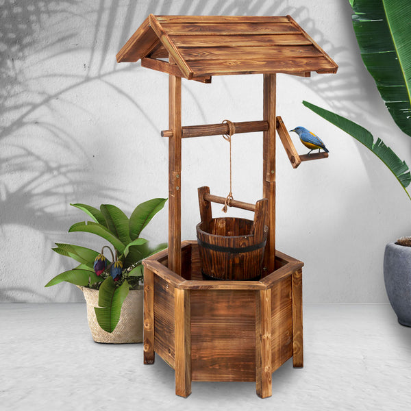 Gardeon Wooden Wishing Well freeshipping - Awezingly