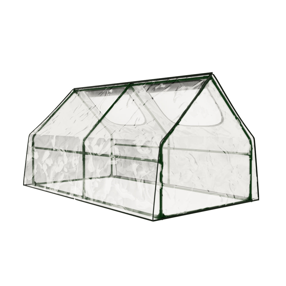 Greenfingers Greenhouse Flower Garden Shed Frame Tunnel Green House 182x92cm Greenfingers