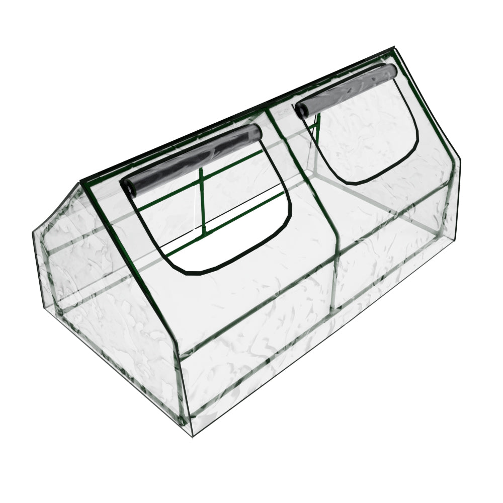 Greenfingers Greenhouse Flower Garden Shed Frame Tunnel Green House 182x92cm Greenfingers