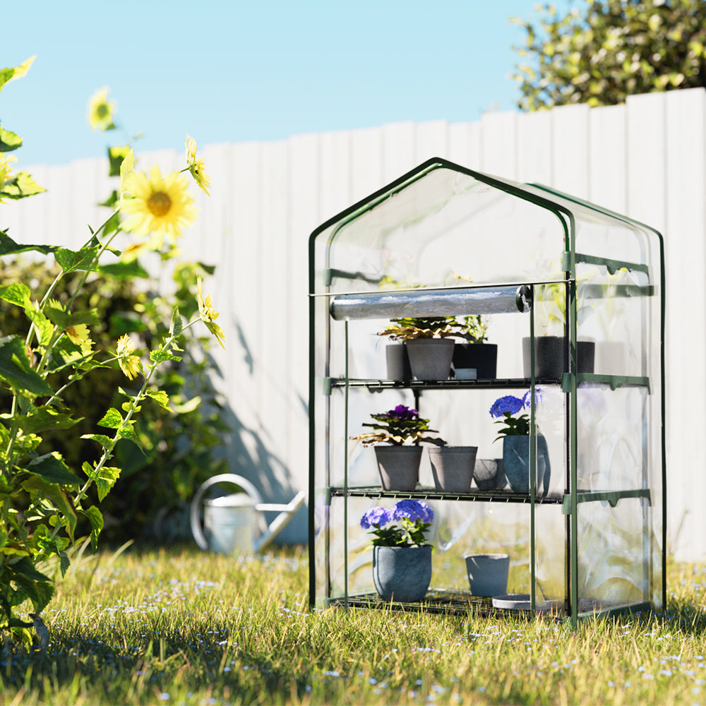 Greenfingers Mini Greenhouse Garden Shed Green House Tunnel Plant Flower Storage Greenfingers