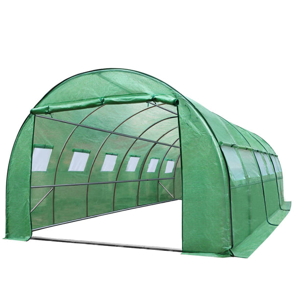Greenfingers Greenhouse 6MX3M Garden Shed Green House Storage Tunnel Plant Grow freeshipping - Awezingly