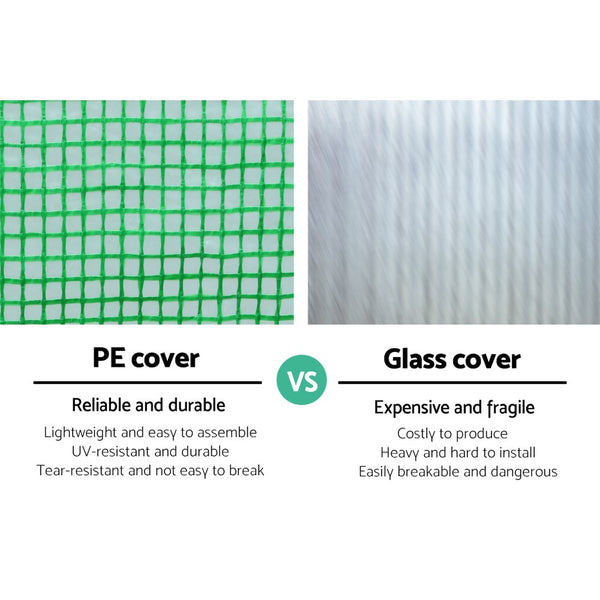 Greenfingers Greenhouse 6MX3M Garden Shed Green House Storage Tunnel Plant Grow freeshipping - Awezingly